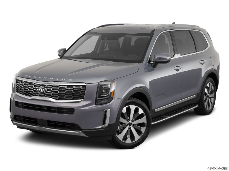 2020 Kia Telluride With White Background