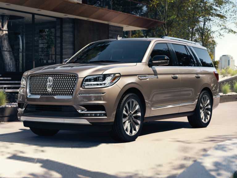 Bronze 2020 Lincoln Navigator From Front-Driver Side