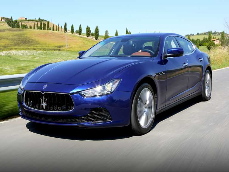 Blue 2020 Maserati Ghibli In Motion