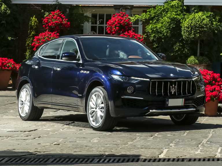 Blue 2020 Maserati Levante From Front-Passenger Side