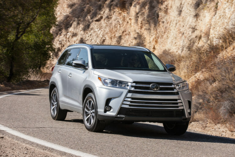 2017 Toyota Highlander's Four Recalls Are Moderate, but Over 130